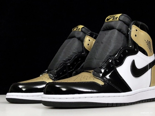 Rep Onekick Toe Glod Retro 1 Air Jordan High 861428-007 0708